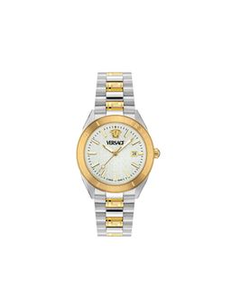 VERSACE - Men Timeless V Dome White Round Dial Analog Watch - VE8E00424 (M)