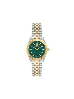 VERSACE - Women Timeless V Code Green Round Dial Analog Watch - VE8I00424 (M)