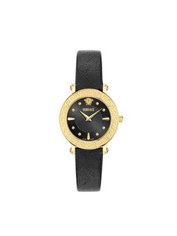 VERSACE - Women Greca Sphere Black Round Dial Analog Watch - VE9C00224 (M)