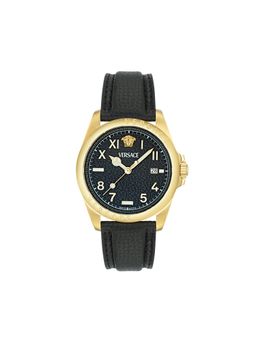 VERSACE - Men Anteo Black Round Dial Analog Watch - VE9H00224 (M)
