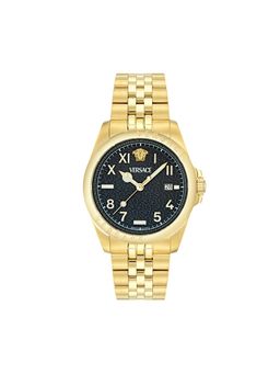 VERSACE - Men Anteo Black Round Dial Analog Watch - VE9H00624 (M)