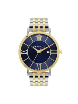 VERSACE - Men V-Eternal Gent Date Blue Round Dial Analog Watch - VENCA0324 (M)