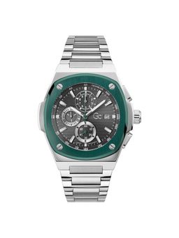 GC - Men Coussin Shape Grey Square Dial Analog Watch - Y99022G5MF (M)