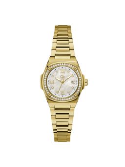 GC - Women Coussin Shape Mini White Round Dial Analog Watch - Z12005L1MF (M)