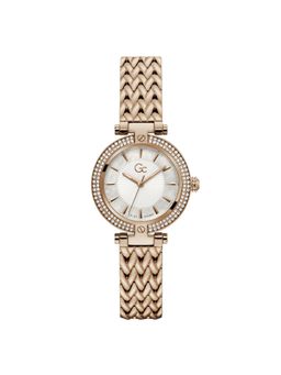 GC - Women Vogue White Round Dial Analog Watch - Z22001L1MF (M)