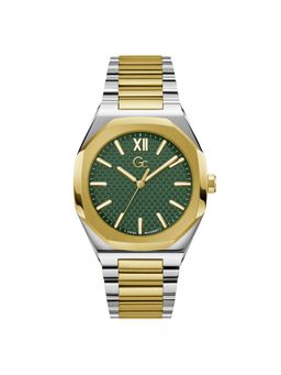 GC - Men Coussin Sleek Green Rectangular Dial Analog Watch - Z26002G9MF (M)