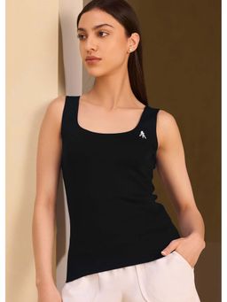 Alonge - Black Solid Top