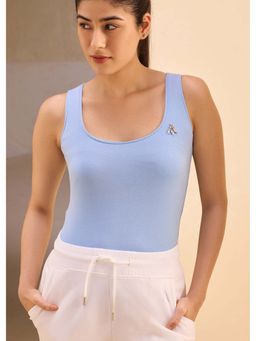 Alonge - Blue Solid Top