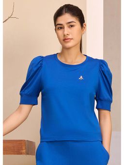 Alonge - Blue Solid Top