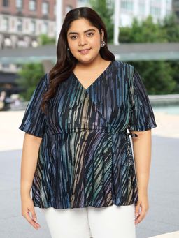 Martini - Black Sequined Top