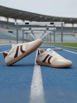 TRASE - Off White Casual Sneaker Shoes For Women