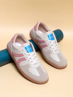 TRASE - Off White Casual Sneaker Shoes For Women