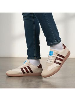 TRASE - Cream Casual Sneaker Shoes For Women