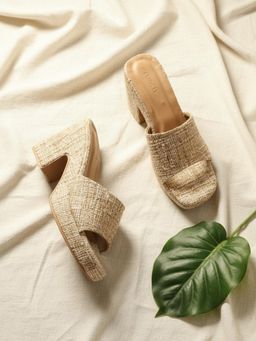 drunch - Sava White Heels