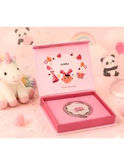 SAMIKA - Baby Girl 999 Silver Keepsake Coin Gift Box