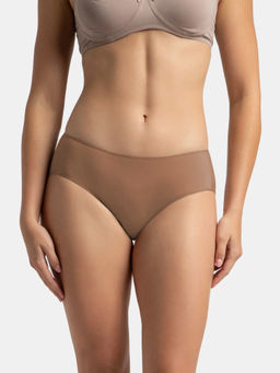 Jockey - 1802 Women High Coverage Micro Modal Elastane Hipster - Deep Taupe