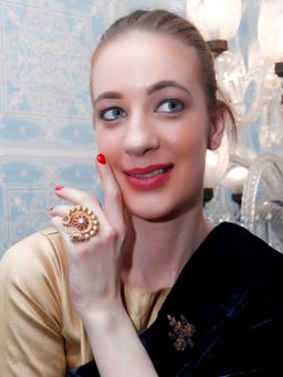 Odette - Gold Embellished Ring