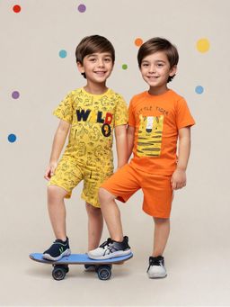 Toonyport - Boys Cotton Printed Shorts and T-Shirt - Multi-Color (Pack of 2)