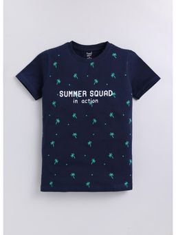 Toonyport - Boys Graphic Printed Round Neck Cotton T-Shirt - Multi-Color (Pack of 2)