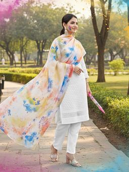 Varanga - Women Holi Multi Colour Dupatta