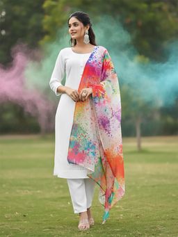 Varanga - Women Holi Multi Colour Dupatta