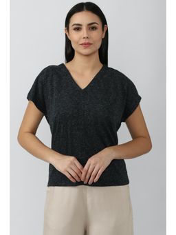 Van Heusen - Grey T-shirt Textured