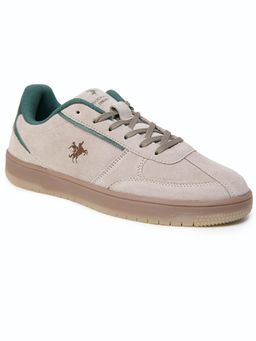 BUCKAROO - Beige Suede Round Toe Tpr Pair Of Sneakers