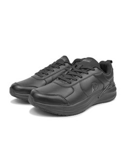 DNINE - Black Pu Round Toe Eva Pair Of Sneakers