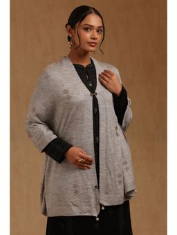 Soch - Womens Grey Acrylic Shawl