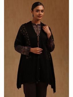 Soch - Womens Black Acrylic Shawl