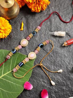 Gahan - Multi-Color Bhai Bhabhi Rakhi Set