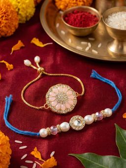 Gahan - Pink Bhai Bhabhi Rakhi (Pack of 2)