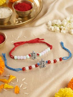 Gahan - Red Bhai Bhabhi Rakhi (Pack of 2)