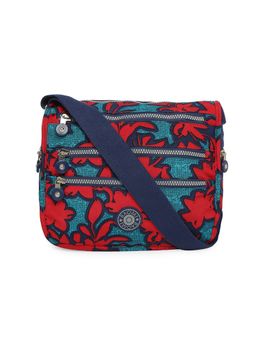 Baomi - Crinkle Range Red & Green Color Soft Case Nylon Sling Bag - Ba-2756031021