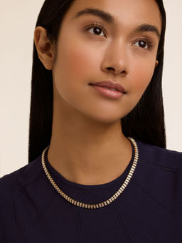 Ted Baker - Gold Isabeau Crystal Baguette Necklace