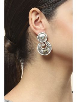 Rangriti - Multi-Color Women's Dual Oxidised Alloy Earrings