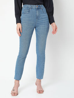 VERO MODA - Women Solid Blue Jeans