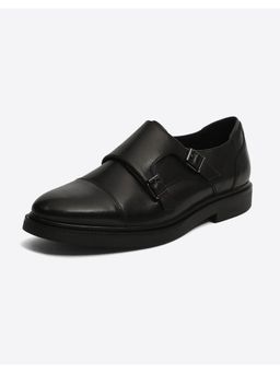 Monte Carlo - Black Double Monk Strap Formal Shoes for Men