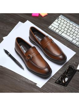 NEW LIMITS - FLAME-1 Tan Formal Office Wear Loafers