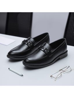 NEW LIMITS - FLAME-2 Black Formal Office Wear Loafers