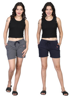 evolove - Women Cotton Shorts Pack of 2