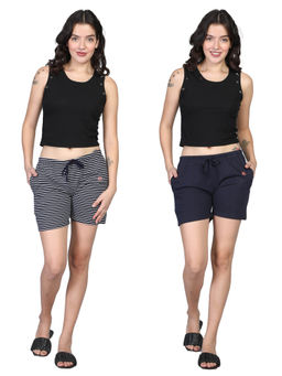 evolove - Women Cotton Shorts Pack of 2