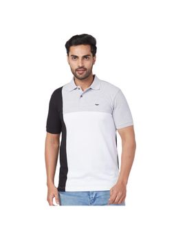 Park Avenue - Slim Fit Solid Medium Grey Polo T-Shirt