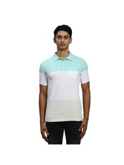 Parx - Regular Fit Yarn Dyed Light Green Polo T-Shirt
