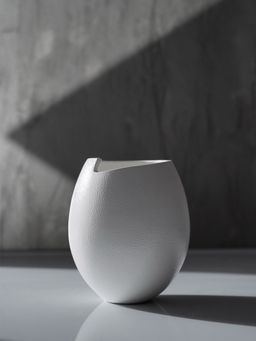 Folkstorys - Ivory Metal Vase