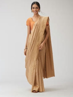 Fabindia - Cotton Silk Cutwork Sari