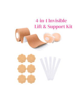 Rheal Curve - 4-In-1 Invisible Breast Lift Kit with Nipple Covers and Fashion Tape