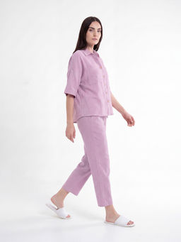max - Women Solid Nightsuit Pink