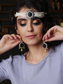 Odette - Blue Choker Jewellery Set (Set of 2)