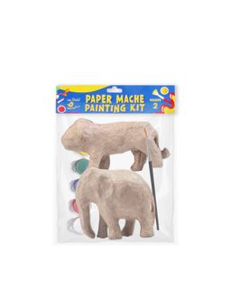 Little Birdie - Paper Mache Painting Kit Elephant & Lion